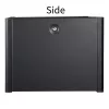 Armario de montaje en pared LOGON RWP07U45BL 7U negro cerradura con llave