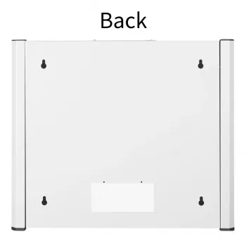 Armario de montaje en pared LOGON RWP09U56WH 9U blanco cerradura con llave
