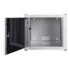 Armario de montaje en pared LOGON RWP09U56WH 9U blanco cerradura con llave