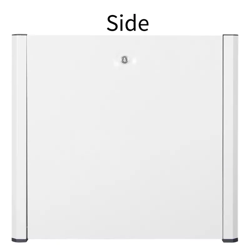 Armario de montaje en pared LOGON RWP09U56WH 9U blanco cerradura con llave