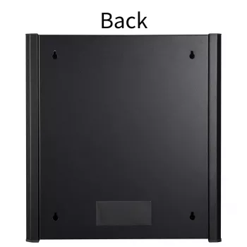 Rack de montaje en pared LOGON RWP12U56BL 12U negro cerradura con llave