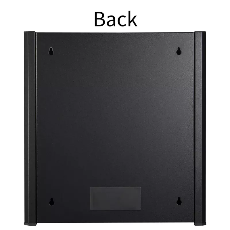 Rack de montaje en pared LOGON RWP12U56BL 12U negro cerradura con llave