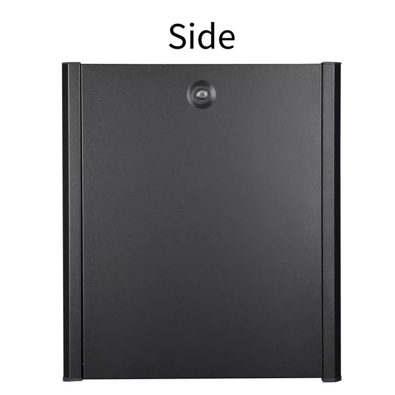 Rack de montaje en pared LOGON RWP12U56BL 12U negro cerradura con llave