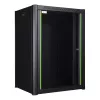 Rack de montaje en pared LOGON RWP16U45BL 16U negro cerradura con llave