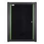 Rack de montaje en pared LOGON RWP16U45BL 16U negro cerradura con llave