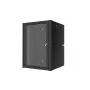 Armario rack Lanview RWP16U45BL-D 16HE rack de montaje en pared negro