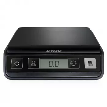 Báscula digital de envío DYMO M2 | capacidad 2 kg báscula postal USB | tamaño compacto 18,5 cm L x 16,1 cm An x 4,4 cm Al