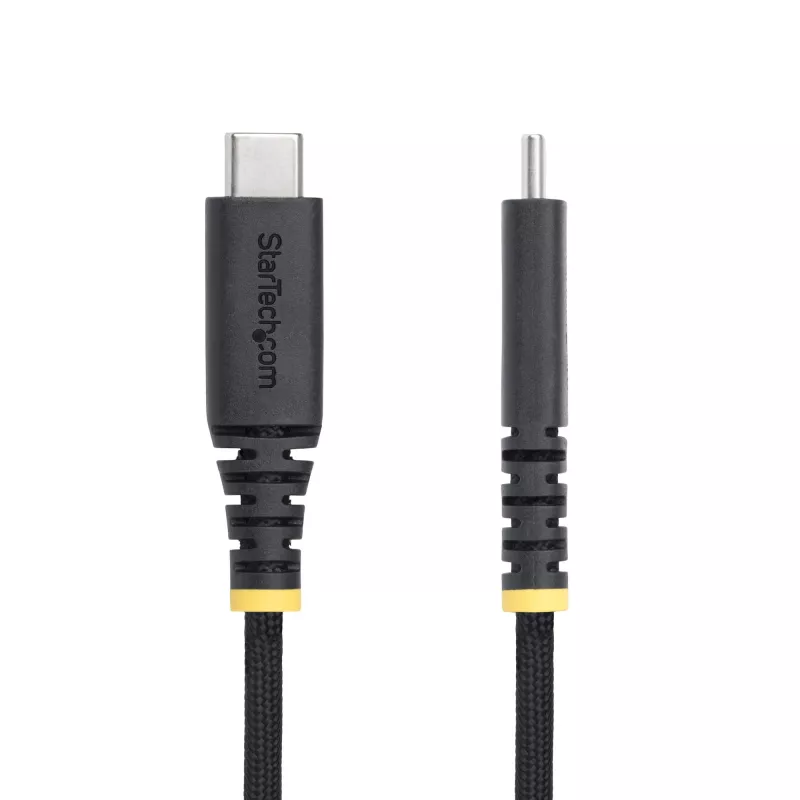 StarTech.com Cable de carga USB-C de 1 m, robusto y ultraflexible, 240 W (5 A) PD EPR, cable de carga para portátil USB 2.0, certificado USB-IF, cable de carga USB-C resistente