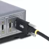StarTech.com Cable de carga USB-C de 2 m, bloqueo lateral con tornillo, 240 W (5 A) PD EPR, funda doble de silicona/trenzado, cable de carga para portátil USB 2.0, certificado USB-IF, cable de carga USB-C resistente