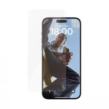 PanzerGlass SAFE. by ® Protector de pantalla iPhone 15 Pro Max | Ultra-Wide Fit