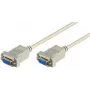 Cable serie Microconnect SCSENN2 blanco 1,8 m DB9 F
