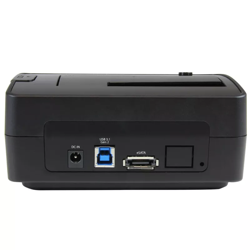 Base de acoplamiento para disco duro StarTech.com Single Bay USB 3.1 / eSATA a SATA, base para disco duro USB 3.1 (10 Gbit/s), base de acoplamiento externa para HDD/SSD SATA III de 2.5/3.5