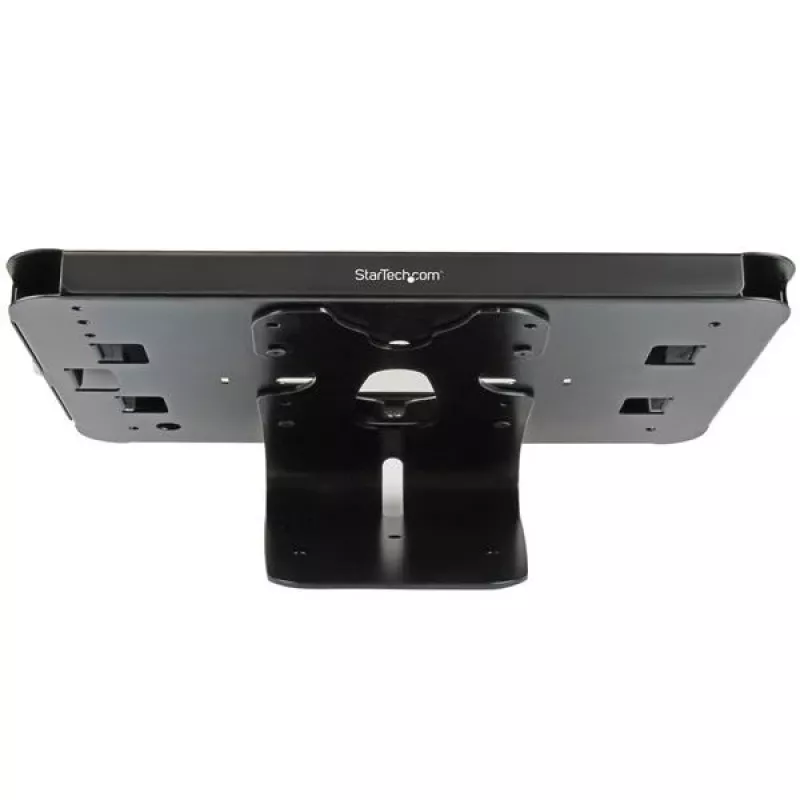 StarTech.com SECTBLTPOS soporte para tablet con cerradura para iPad de 9,7 pulgadas, montable en escritorio o pared, acero, interfaz de montaje 100 x 100 mm, negro