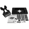 StarTech.com SECTBLTPOS soporte para tablet con cerradura para iPad de 9,7 pulgadas, montable en escritorio o pared, acero, interfaz de montaje 100 x 100 mm, negro