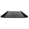 StarTech.com SHELF-1U-20-FIXED-S bandeja en voladizo fija de 1U y 19 pulgadas para rack de servidor, montaje frontal, capacidad de 25 kg (55 lb), 50 cm (20 pulgadas) de profundidad