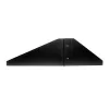 StarTech.com Estante para rack de servidor 2U, bandeja extraíble ventilada universal de montaje central para armario de red de 19 inch, acero resistente, capacidad de carga 91 kg, profundidad 356 mm, negro