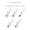 StarTech.com Pasta térmica, pack de 5 jeringas resellables (1,5 g cada una), compuesto de óxido metálico, pasta térmica para disipador de CPU