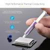 StarTech.com Pasta térmica, pack de 5 jeringas resellables (1,5 g cada una), compuesto de óxido metálico, pasta térmica para disipador de CPU