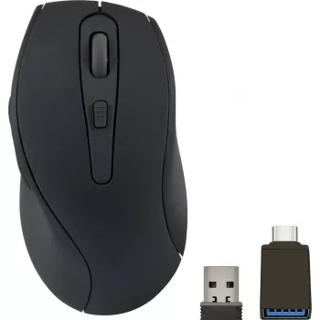 Ratón SPEEDLINK SL-630004-RRBK para diestros RF inalámbrico óptico 1600 DPI