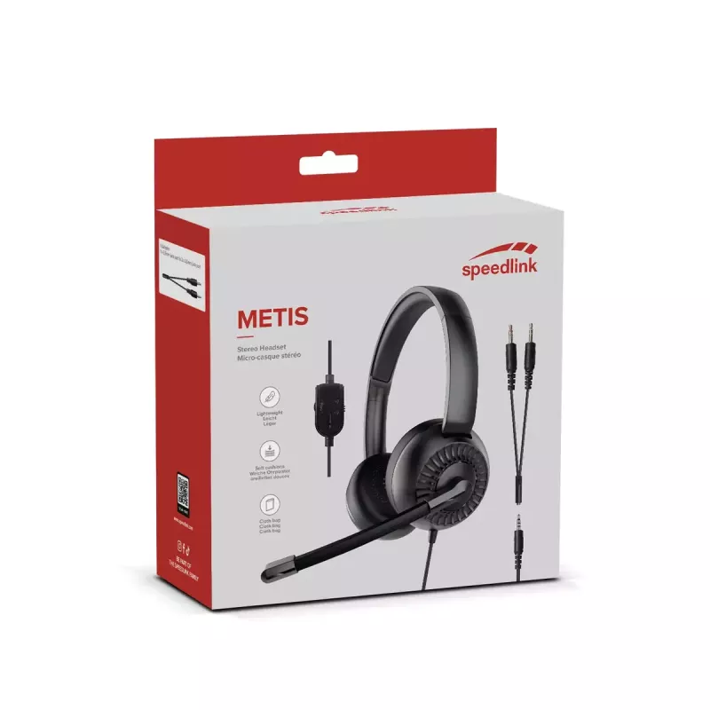 Auriculares SPEEDLINK METIS con cable gaming negros
