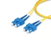 StarTech.com Cable de fibra óptica monomodo dúplex OS2 SC a SC (UPC) de 3 m, 9/125µm, 40G/100G Zipcord, resistente a curvaturas, baja atenuación de inserción - Cable de conexión de fibra óptica LSZH