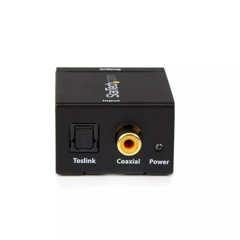 StarTech.com SPDIF convertidor de audio digital coaxial u óptico Toslink a RCA estéreo