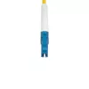 StarTech.com cable de fibra óptica LC a LC (UPC) OS2 monomodo simplex de 1m, 9/125 µm, 40G/100G, resistente a curvaturas, baja atenuación de inserción – cable de conexión de fibra LSZH