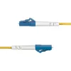 StarTech.com cable de fibra óptica LC a SC (UPC) OS2 monomodo simplex de 2 m (6,6 ft), 9/125 µm, 40G/100G, resistente a curvaturas, baja atenuación de inserción – cable de conexión de fibra LSZH
