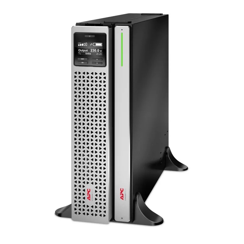 APC Smart-UPS On-Line, 1500VA, rackmount 3U, 230V, 8x salidas IEC C13, SmartSlot, autonomía extendida, con raíles de rack, con batería externa de iones de litio