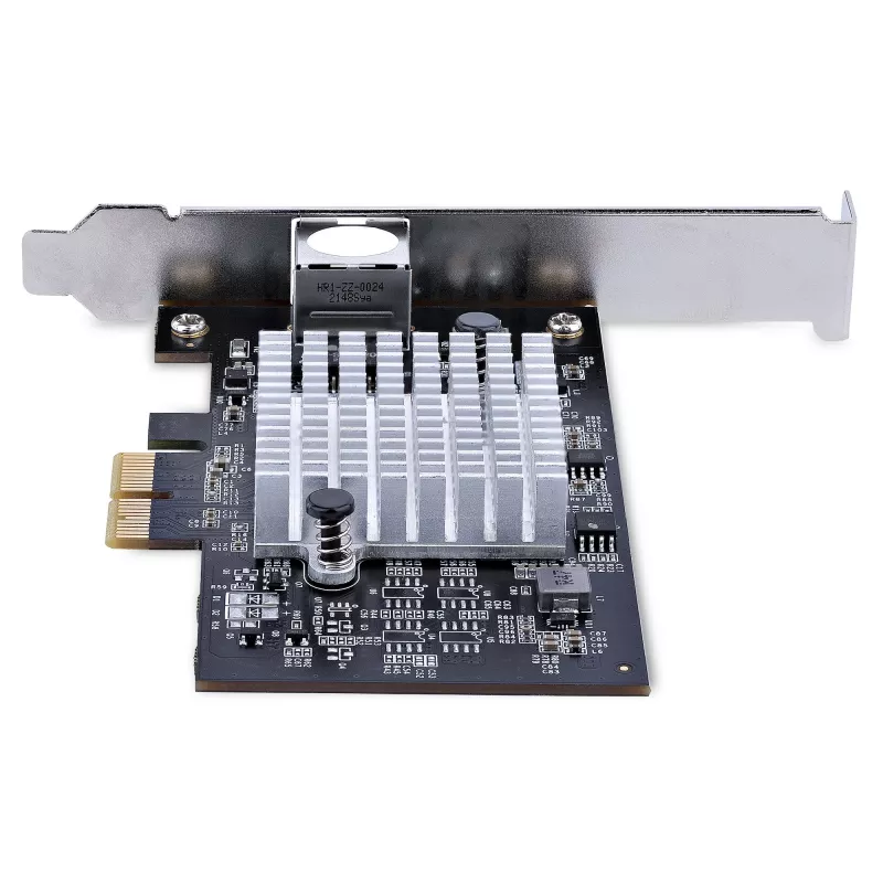 StarTech.com tarjeta adaptadora de red PCIe de 1 puerto 10 Gbps, tarjeta de red para PC/servidor, tarjeta Ethernet PCIe de seis velocidades con soporte de Jumbo Frame, tarjeta de interfaz NIC/LAN, 10GBASE-T y NBASE-T