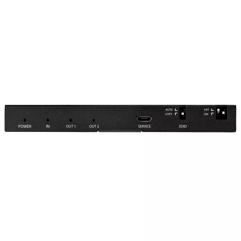 StarTech.com ST122HD20S splitter HDMI de 2 puertos (1x2), 4K 60Hz, HDMI 2.0, con escalador, HDCP 2.2, emulación EDID, sonido envolvente 7.1