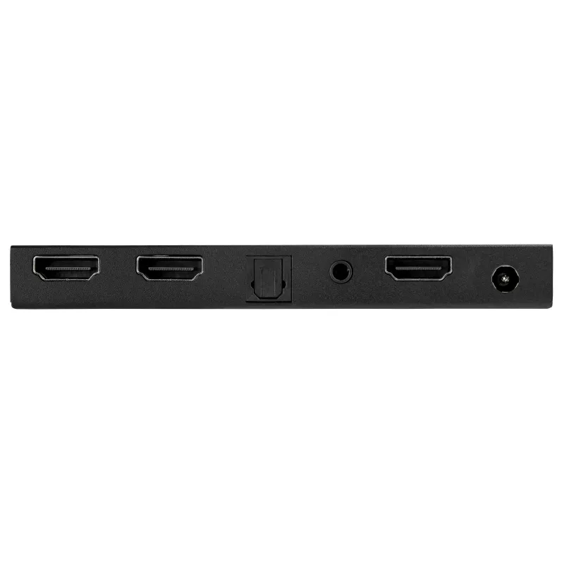 StarTech.com ST122HD20S splitter HDMI de 2 puertos (1x2), 4K 60Hz, HDMI 2.0, con escalador, HDCP 2.2, emulación EDID, sonido envolvente 7.1
