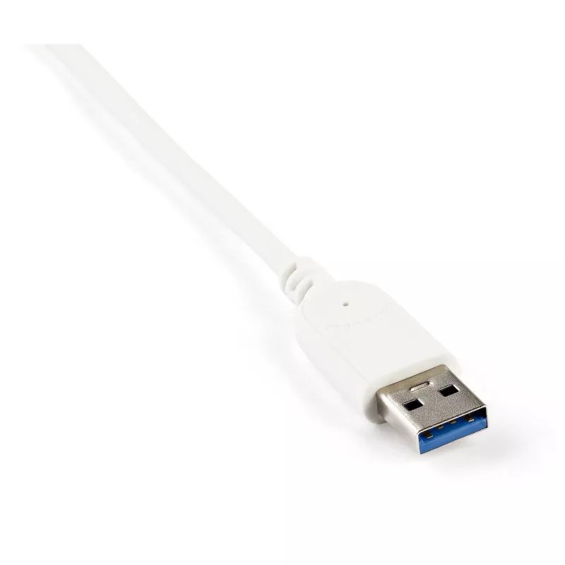 StarTech.com hub USB 3.0 portátil de 3 puertos con Gigabit Ethernet - cable integrado~hub USB 3.0 portátil de 3 puertos con Gigabit Ethernet - 5 Gbit/s - cable integrado