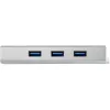 StarTech.com hub USB 3.0 portátil de 3 puertos con Gigabit Ethernet - cable integrado~hub USB 3.0 portátil de 3 puertos con Gigabit Ethernet - 5 Gbit/s - cable integrado
