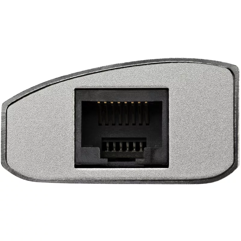 StarTech.com hub USB 3.0 portátil de 3 puertos con Gigabit Ethernet - cable integrado~hub USB 3.0 portátil de 3 puertos con Gigabit Ethernet - 5 Gbit/s - cable integrado