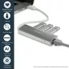 StarTech.com hub USB 3.0 portátil de 3 puertos con Gigabit Ethernet - cable integrado~hub USB 3.0 portátil de 3 puertos con Gigabit Ethernet - 5 Gbit/s - cable integrado