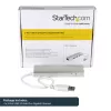 StarTech.com hub USB 3.0 portátil de 3 puertos con Gigabit Ethernet - cable integrado~hub USB 3.0 portátil de 3 puertos con Gigabit Ethernet - 5 Gbit/s - cable integrado
