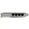 StarTech.com tarjeta de red Gigabit Ethernet de 4 puertos – PCI Express, Intel I350 NIC
