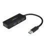 StarTech.com hub USB 3.0 de 4 puertos (SuperSpeed 5 Gbit/s) con carga rápida – hub USB 3.1 Gen 1 Type-A portátil para portátil/sobremesa – alimentación por bus USB o autoalimentado para alto rendimiento – mini/compacto