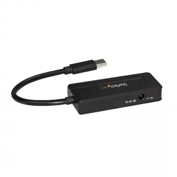 StarTech.com hub USB 3.0 de 4 puertos (SuperSpeed 5 Gbit/s) con carga rápida – hub USB 3.1 Gen 1 Type-A portátil para portátil/sobremesa – alimentación por bus USB o autoalimentado para alto rendimiento – mini/compacto