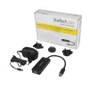StarTech.com hub USB 3.0 de 4 puertos (SuperSpeed 5 Gbit/s) con carga rápida – hub USB 3.1 Gen 1 Type-A portátil para portátil/sobremesa – alimentación por bus USB o autoalimentado para alto rendimiento – mini/compacto