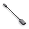 Cable USB Satechi ST-UCATCM USB-C a USB-A, USB 3.2 Gen 1 (5 Gbit/s), gris