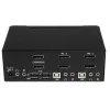 Conmutador KVM USB StarTech.com de 2 puertos Dual DisplayPort con audio y hub USB 2.0