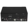 Conmutador KVM DisplayPort StarTech.com de 2 puertos para doble monitor – 4K 60Hz