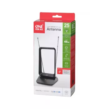 Antena de TV interior One For All SV9460-5G amplificada 5G negra