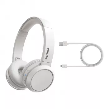 Auriculares/headset Philips serie 4000 TAH4205WT/00 inalámbricos de diadema llamadas/música USB Type-C Bluetooth blancos