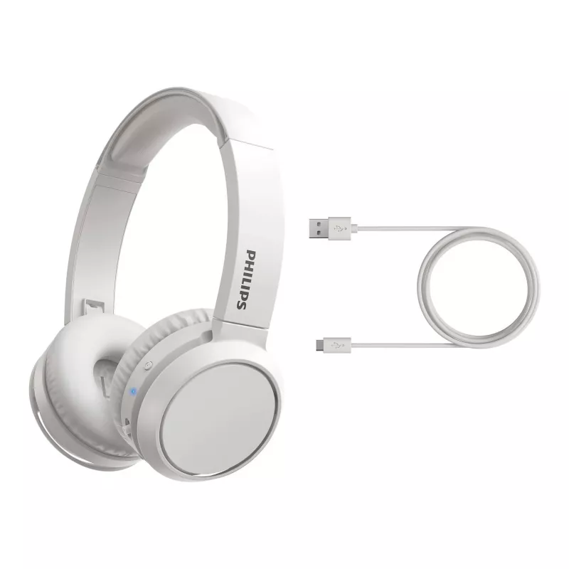 Auriculares/headset Philips serie 4000 TAH4205WT/00 inalámbricos de diadema llamadas/música USB Type-C Bluetooth blancos