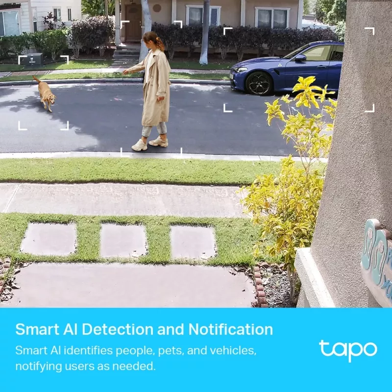 Sistema de cámara de vigilancia inalámbrica inteligente TP-Link Tapo, sistema de 1 cámara