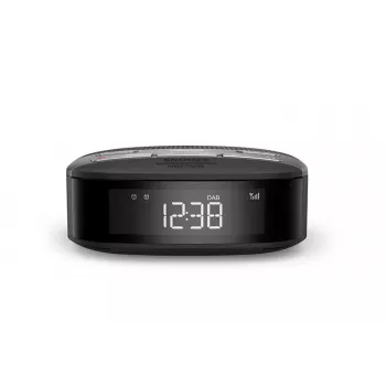 Radio reloj Philips TAR3505/12 digital negra, gris