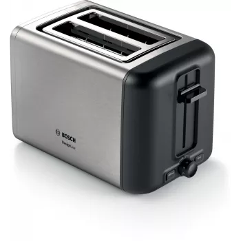 Tostadora Bosch TAT3P420DE 2 rebanada(s) 970 W negra, plata